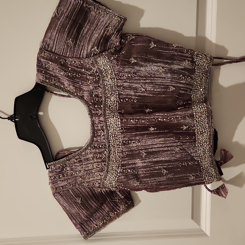 Lengha Choli purple